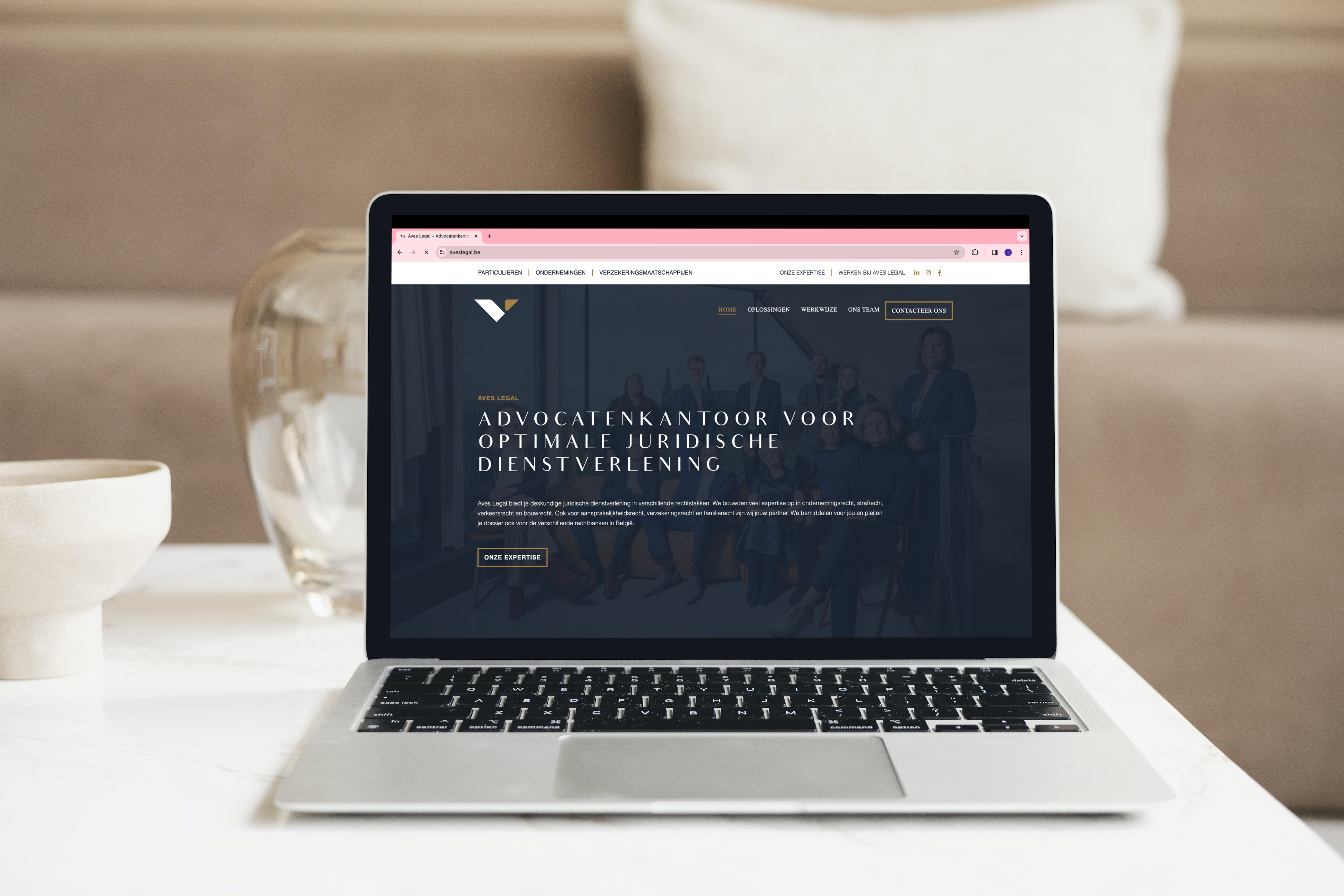 Website design voor Aves Legal